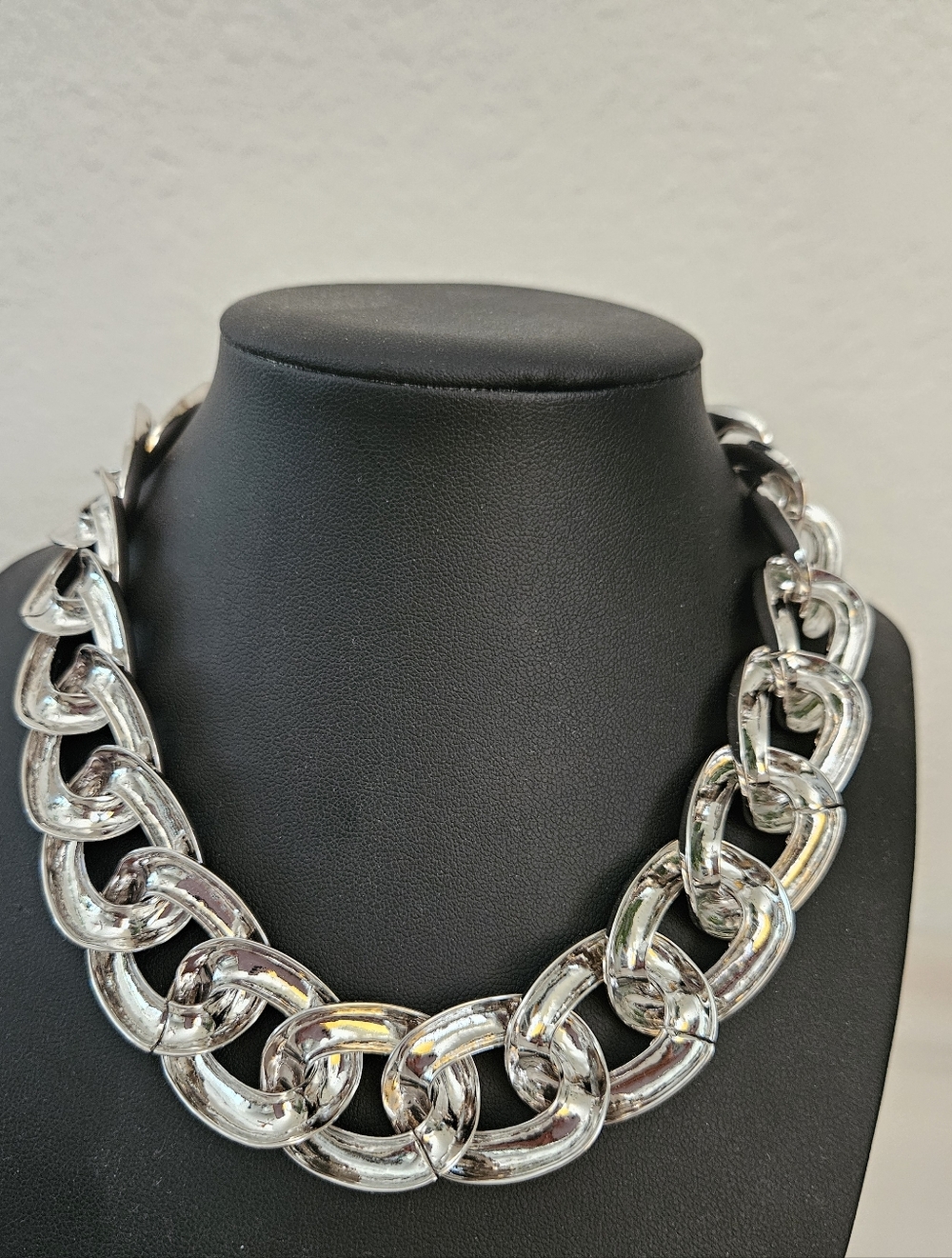 Euc Vintage Napier Silver Toned Choker Necklace - Picture 2 of 6